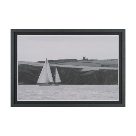 Maritime Meander by Ben Wood Hand Embelished Framed Art Print Matted under Glass by Mercana at Eve Furniture