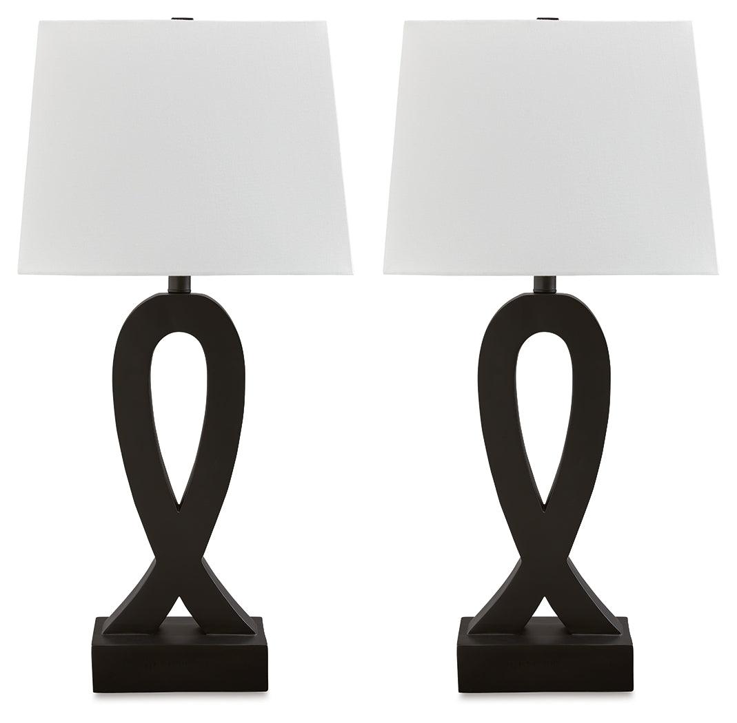 Markellton Black Table Lamp by Ashley at Eve Furniture