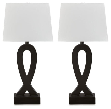 Markellton Black Table Lamp by Ashley at Eve Furniture