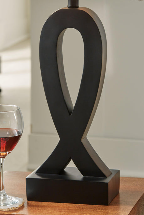 Markellton Black Table Lamp by Ashley at Eve Furniture