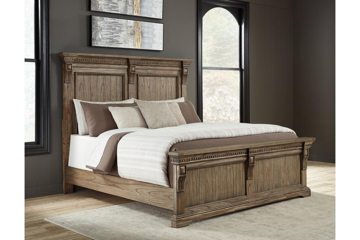 Markenburg Brown Queen Panel Bed by Ashley at Eve Furniture