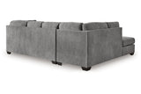 Marleton Gray 2-Piece Left Arm Facing (Left Arm Facing (LAF)) Chaise Sectional by Ashley at Eve Furniture