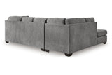 Marleton Gray 2-Piece Sectional with LAF Chaise by Ashley at Eve Furniture