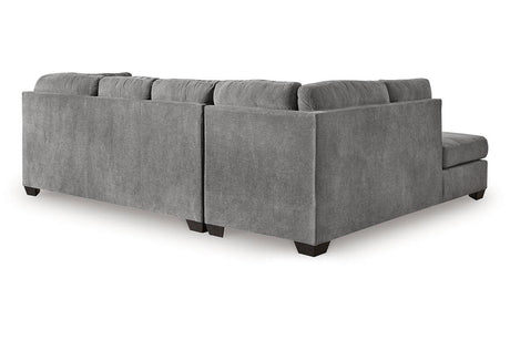 Marleton Gray 2-Piece Sleeper Sectional with LAF Chaise by Ashley at Eve Furniture