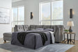 Marleton Gray 2-Piece Sleeper Sectional with LAF Chaise by Ashley at Eve Furniture