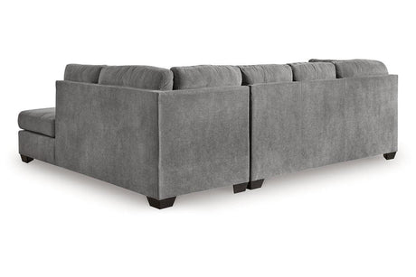 Marleton Gray 2-Piece Sleeper Sectional with RAF Chaise by Ashley at Eve Furniture