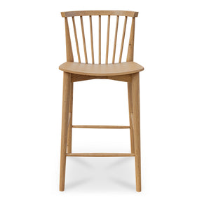 Marley Counter Stool Oak by Moe's Home at Eve Furniture