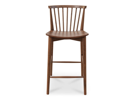 Marley Walnut Counter Stool by MOES at Eve Furniture