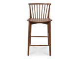 Marley Walnut Counter Stool by Moe's Home at Eve Furniture