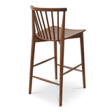 Marley Walnut Counter Stool by Moe's Home at Eve Furniture