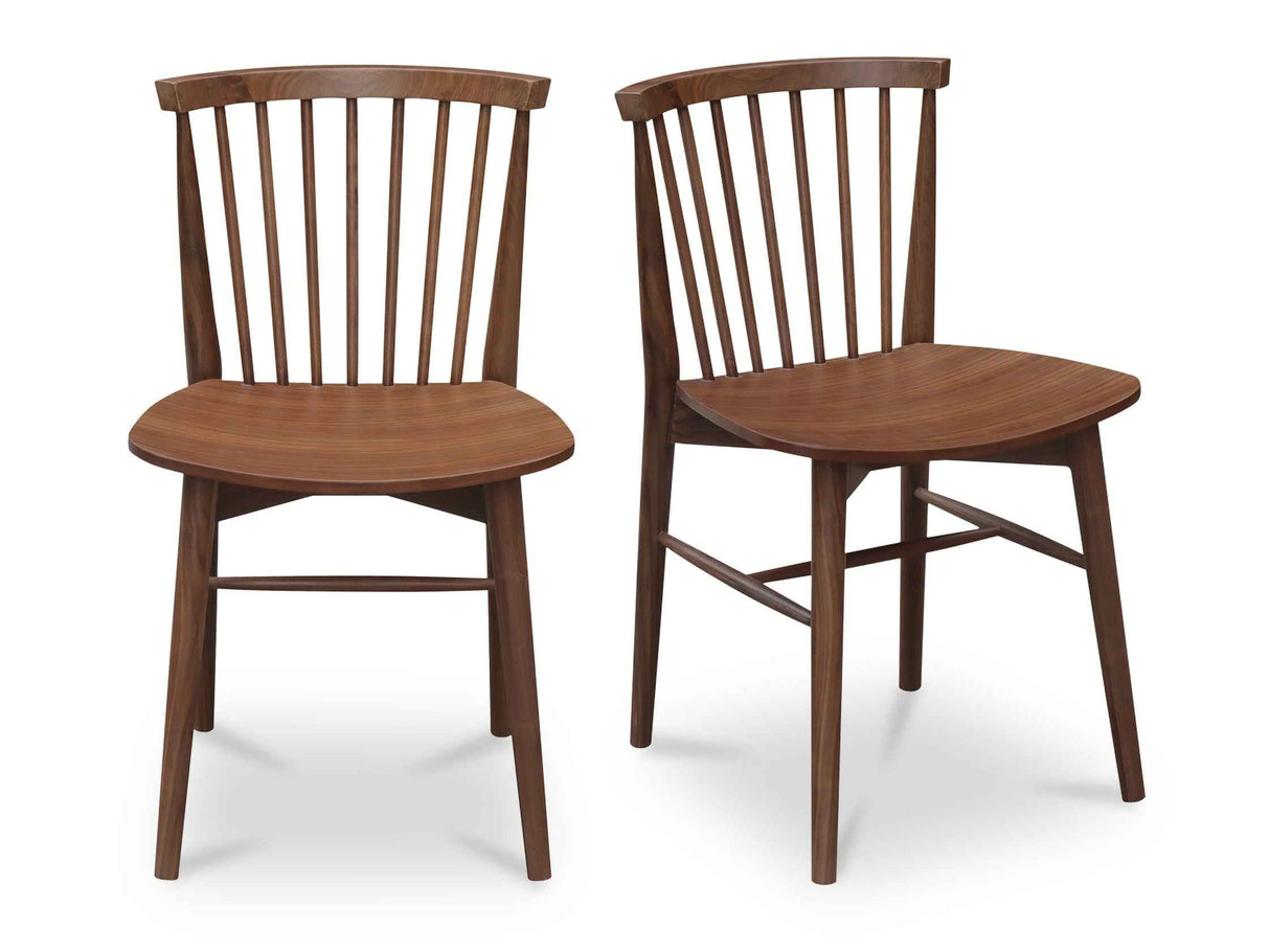 Marley Walnut Dining Chair (Set of 2)