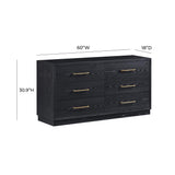 Marlow 6-Drawer Wood Dresser by TOV Furniture at Eve Furniture