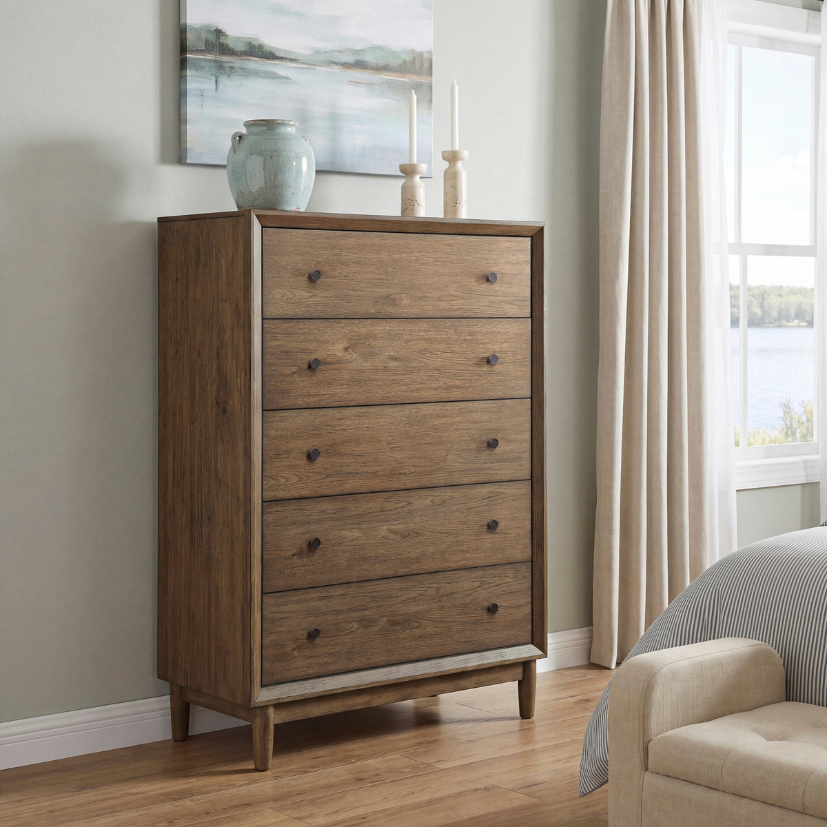 Marlow Brown Chest by Homelegance at Eve Furniture