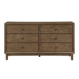 Marlow Brown Dressers by Homelegance at Eve Furniture