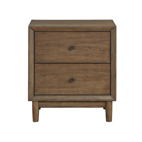 Marlow Brown/Oatmeal Platform Bedroom Set by Homelegance at Eve Furniture