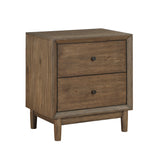 Marlow Brown/Oatmeal Platform Bedroom Set by Homelegance at Eve Furniture