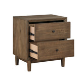 Marlow Brown/Oatmeal Platform Bedroom Set by Homelegance at Eve Furniture