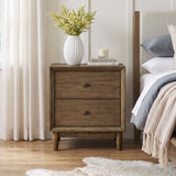 Marlow Brown/Oatmeal Platform Bedroom Set by Homelegance at Eve Furniture