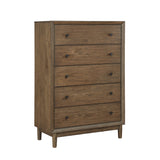 Marlow Brown/Oatmeal Platform Bedroom Set by Homelegance at Eve Furniture