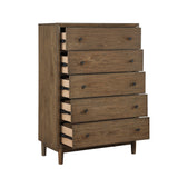 Marlow Brown/Oatmeal Platform Bedroom Set by Homelegance at Eve Furniture