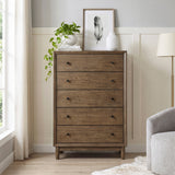 Marlow Brown/Oatmeal Platform Bedroom Set by Homelegance at Eve Furniture