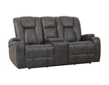 Marlow Charcoal 3-Piece Manual Reclining Set by Steve Silver at Eve Furniture