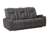 Marlow Charcoal 3-Piece Manual Reclining Set by Steve Silver at Eve Furniture