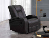 Marlow Charcoal Manual Recliner by Steve Silver at Eve Furniture