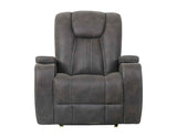 Marlow Charcoal Manual Recliner by Steve Silver at Eve Furniture