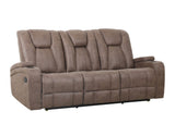 Marlow Sand 3-Piece Manual Reclining Set by Steve Silver at Eve Furniture