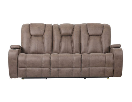 Marlow Sand 3-Piece Manual Reclining Set by Steve Silver at Eve Furniture
