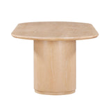 Marlow Wood 102" Oval Dining Table by TOV Furniture at Eve Furniture