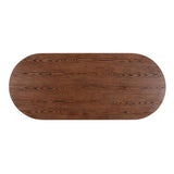 Marlow Wood 102" Oval Dining Table by TOV Furniture at Eve Furniture