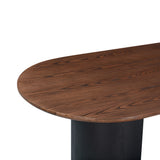 Marlow Wood 102" Oval Dining Table by TOV Furniture at Eve Furniture