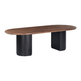 Marlow Wood 102" Oval Dining Table by TOV Furniture at Eve Furniture