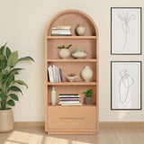 Marlow Wood Bookcase with File Drawer by TOV Furniture at Eve Furniture