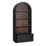 Marlow Wood Bookcase with File Drawer by TOV Furniture at Eve Furniture