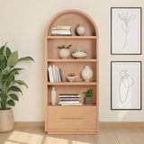 Marlow Wood Bookcase with File Drawer by TOV Furniture at Eve Furniture