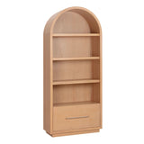 Marlow Wood Bookcase with File Drawer by TOV Furniture at Eve Furniture
