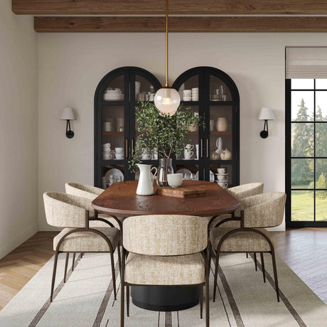 Marlow Wood Display Cabinet by TOV Furniture at Eve Furniture