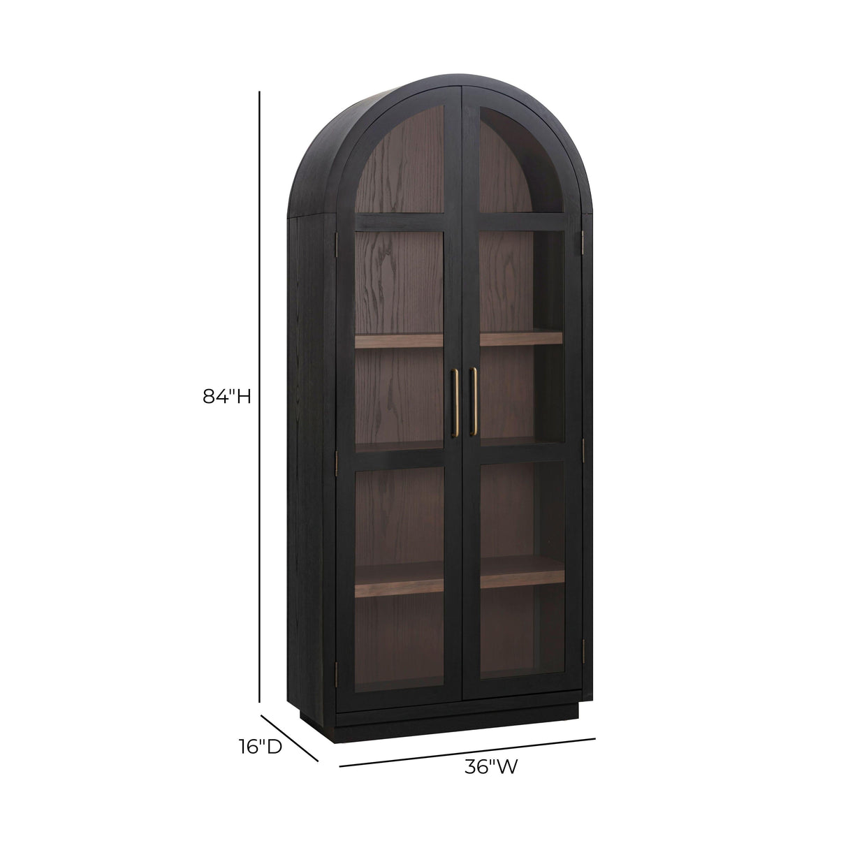 Marlow Wood Display Cabinet by TOV Furniture at Eve Furniture
