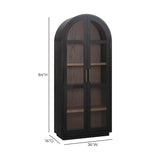 Marlow Wood Display Cabinet by TOV Furniture at Eve Furniture