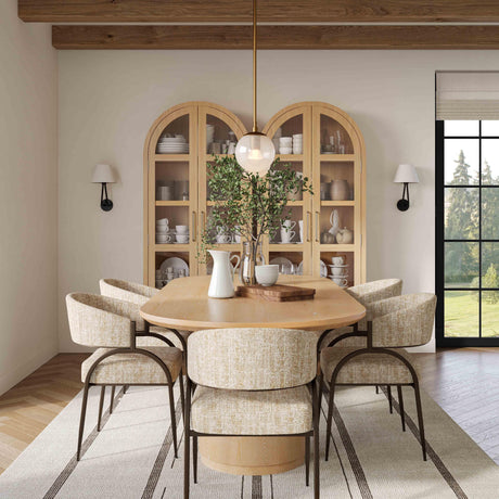 Marlow Wood Display Cabinet by TOV Furniture at Eve Furniture