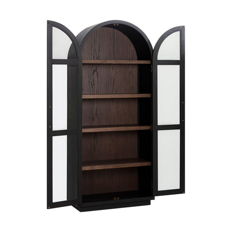 Marlow Wood Display Cabinet by TOV Furniture at Eve Furniture