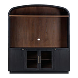 Marlow Wood Entertainment Center by TOV Furniture at Eve Furniture