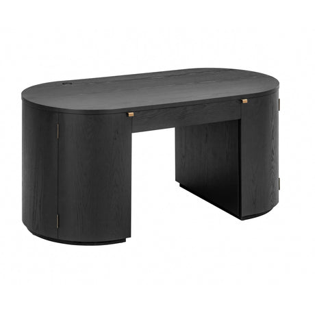 Marlow Wood Executive Desk by TOV Furniture at Eve Furniture