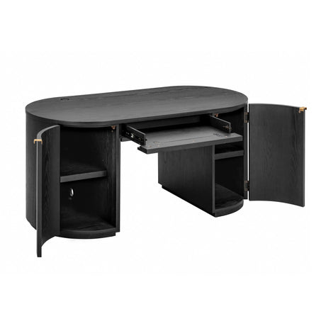 Marlow Wood Executive Desk by TOV Furniture at Eve Furniture