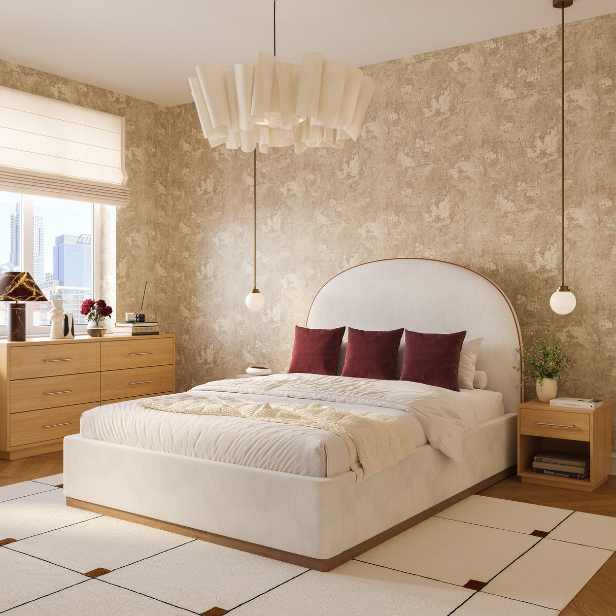 Marlow Wood Nightstand by TOV Furniture at Eve Furniture