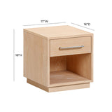 Marlow Wood Nightstand by TOV Furniture at Eve Furniture