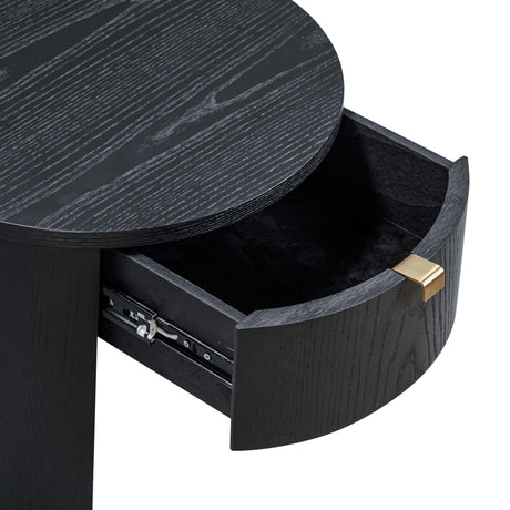 Marlow Wood Round Nightstand by TOV Furniture at Eve Furniture